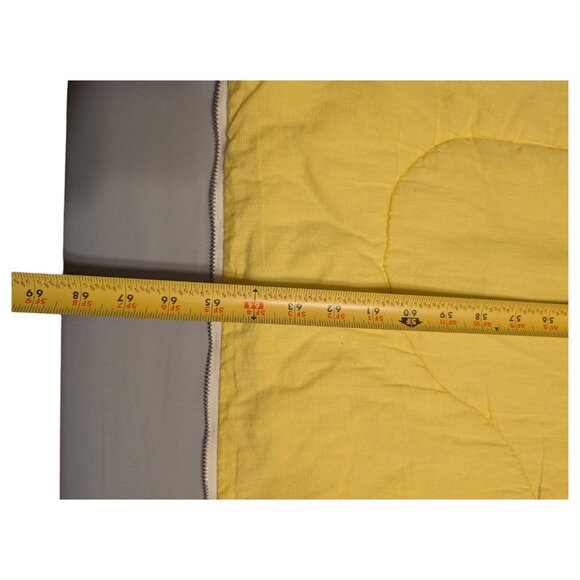 Vintage 60s 70s Sleeping Bag Flower Power Hippie Daisy Groovy Floral Reversible - Picture 7 of 7